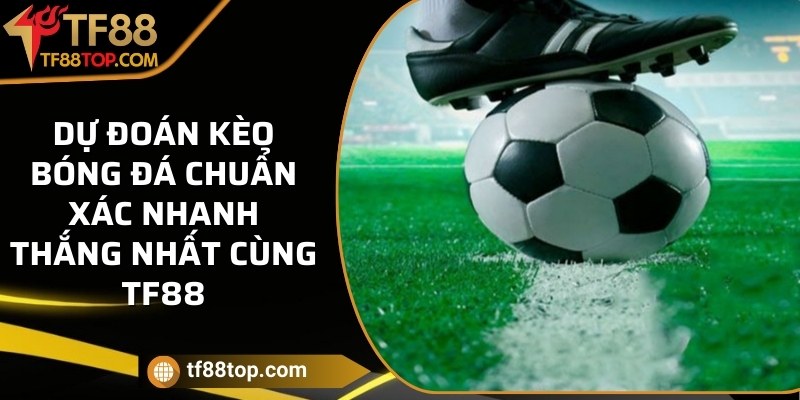 Dự đoán kèo bóng đá chuẩn xác nhanh thắng nhất cùng TF88
